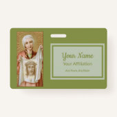 Heilige Veronica van Jeruzalem (JM 60; Style2) Badge (Achterkant)