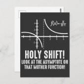 Heilige Verschuiving bekijk Asymptote op die funct Briefkaart (Voorkant / Achterkant)
