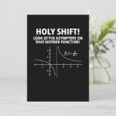 Heilige Verschuiving bekijk Asymptote op die moede Save The Date (Staand voorkant)