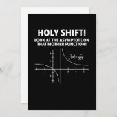Heilige Verschuiving bekijk Asymptote op die moede Save The Date (Voorkant / Achterkant)