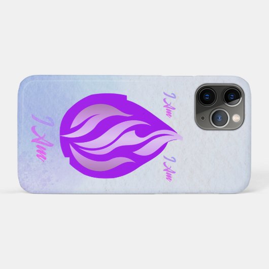 Heilige Violette Vlam - Ik Ben Case-Mate iPhone Case (Achterkant (horizontaal))