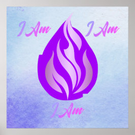 Heilige Violette Vlam - Ik Ben Poster
