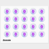 Heilige Violette Vlam - Ik Ben Ronde Sticker (Vel)