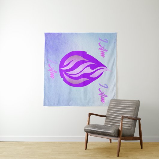 Heilige Violette Vlam - Ik Ben Wandkleed (In Situ (horizontaal))
