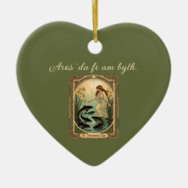 Heilige vissen van de put van Sint-Dwynwen in Wale Keramisch Ornament