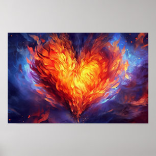 Heilige Vlam van de Liefde Poster