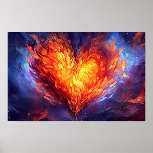 Heilige Vlam van de Liefde Poster (Voorkant)