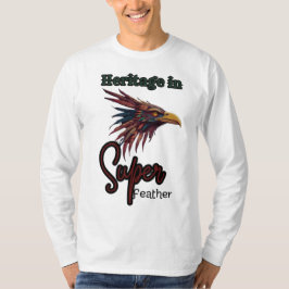 Heilige Vlucht: Indiaanse Vogelgezicht in Walua T-shirt