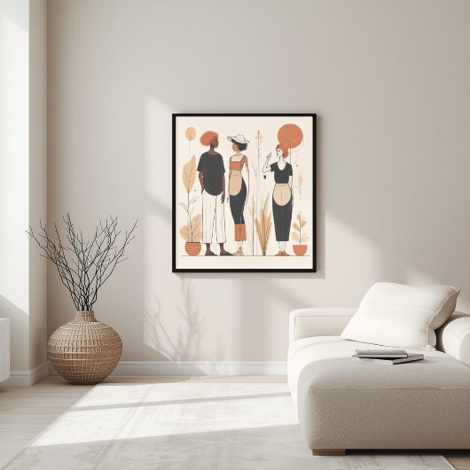 Heilige Vorm – Moderne Vrouwelijke Geometrie Poster