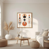 Heilige Vorm – Moderne Vrouwelijke Geometrie V Poster