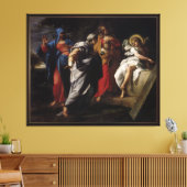 Heilige Vrouwen bij Christus Tomb door Annibale Ca Canvas Afdruk (Insitu (Woonkamer))