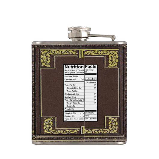 Heilige Water Bijbelmoer Heupfles (Achterkant)