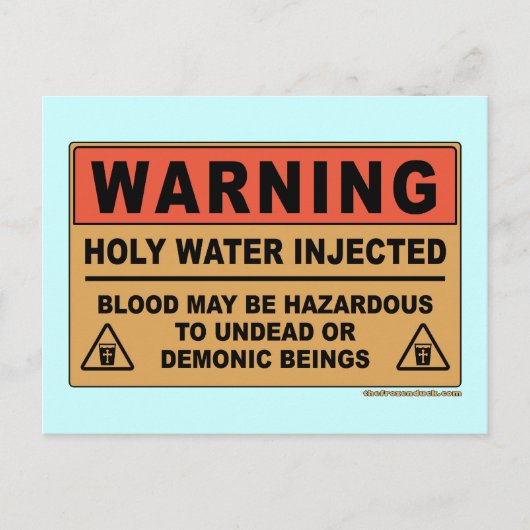 Heilige Water Briefkaart (Voorkant)