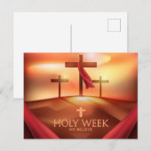 Heilige Week Feestdagenkaart (Voorkant / Achterkant)