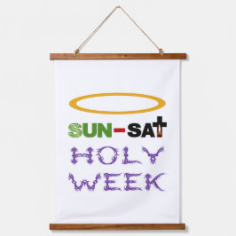 Heilige Week (Palmzondag tot Heilige Donderdag) Hangend Wandkleed