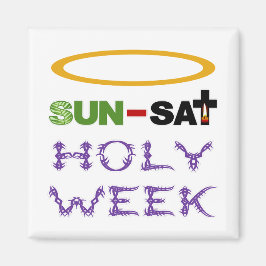 Heilige Week (Palmzondag tot Heilige Donderdag) Magneet