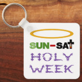 Heilige Week (Palmzondag tot Heilige Donderdag) Sleutelhanger (Voorkant)