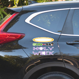 Heilige Week (Palmzondag tot Heilige Donderdag) Sticker