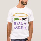 Heilige Week (Palmzondag tot Heilige Donderdag) T-shirt (Voorkant)