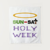 Heilige Week (Palmzondag tot Heilige Donderdag) Wandkleed (Voorkant)