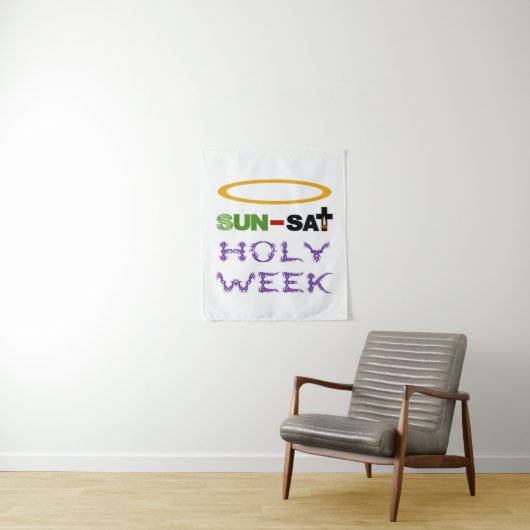 Heilige Week (Palmzondag tot Heilige Donderdag) Wandkleed (In situ)