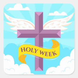 Heilige Week Square Sticker