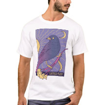 Heilige Whimsical Vogel met Halve Maan
