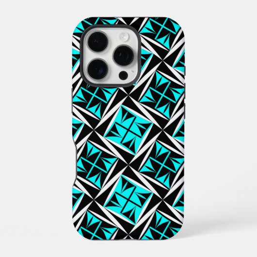 Heilige wind in turquoise iPhone hoesje (Achterkant)