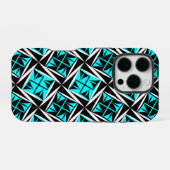Heilige wind in turquoise iPhone hoesje (Achterkant horizontaal)