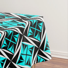 Heilige wind in turquoise tafelkleed