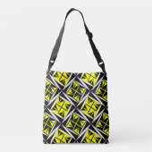 Heilige winden in geel crossbody tas (Achterkant)