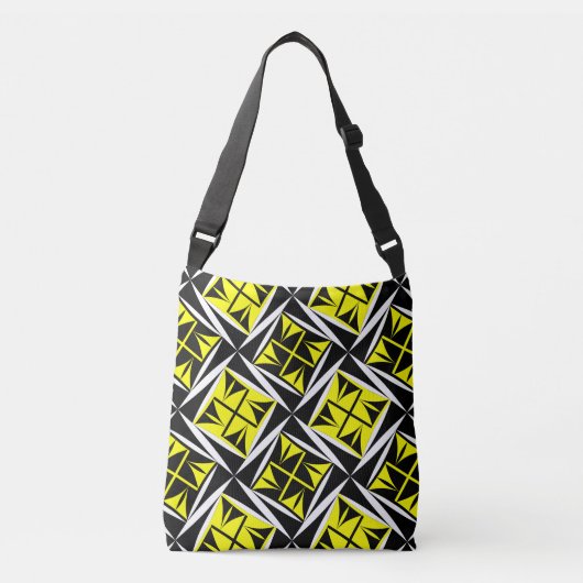 Heilige winden in geel crossbody tas (Voorkant)