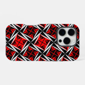 Heilige winden in het rood iPhone hoesje (Achterkant horizontaal)