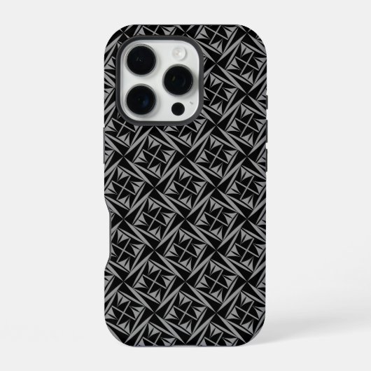 Heilige winden in houtskool iPhone hoesje (Achterkant)