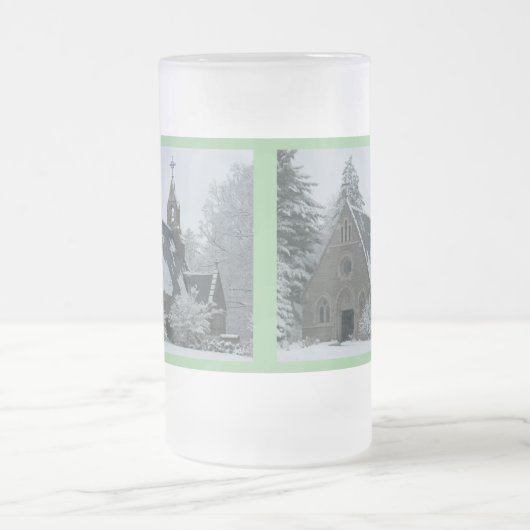 Heilige winter matglas bierpul (Center)