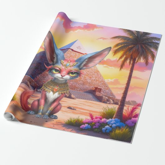 Heilige Woestijnbewaker Cadeaupapier (Uitgerold)