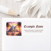 Heilige Woestijnbewaker Etiket (Insitu)