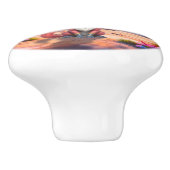 Heilige Woestijnbewaker Keramische Knop (Zijkant)