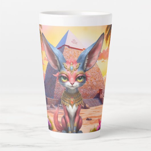Heilige Woestijnbewaker Latte Mok (Voorkant)