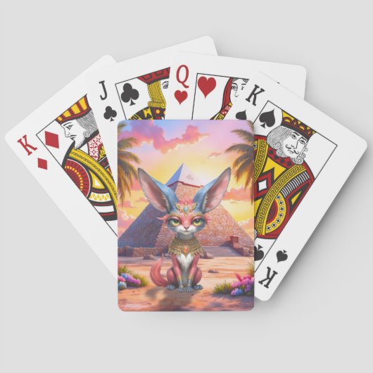 Heilige Woestijnbewaker Pokerkaarten (Achterkant)