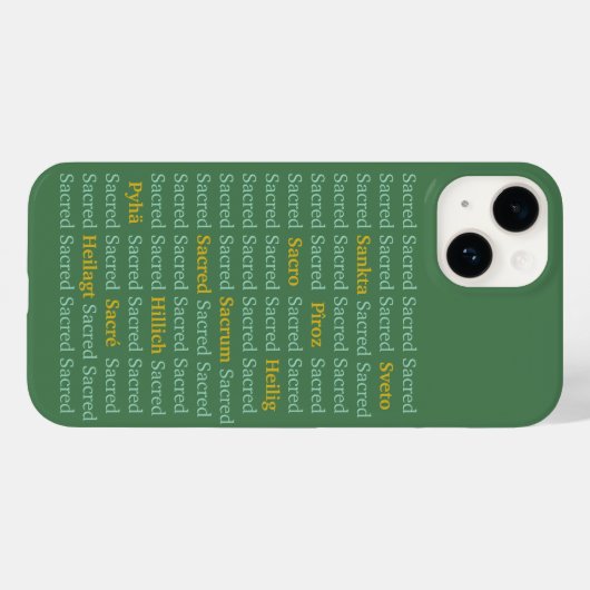 Heilige woorden Case-Mate iPhone case (Achterkant (horizontaal))