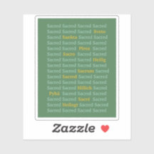 Heilige woorden Sticker