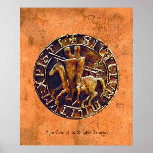 Heilige Zegel van de Religieuze Kunst van de Knach Poster (Voorkant)