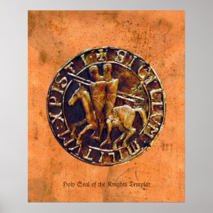 Heilige Zegel van de Religieuze Kunst van de Knach Poster