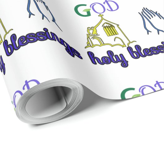 Heilige zegeningen cadeaupapier (Rol Hoek)