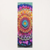 Heilige Zon Bloom Mandala Premium Yoga Mat (Achterkant)