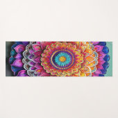 Heilige Zon Bloom Mandala Premium Yoga Mat (Voorkant (horizontaal))