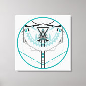 Heilige zonneglyph canvas afdruk (Voorkant)