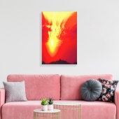 Heilige zonsondergang kunst canvas afdruk (Insitu (Woonkamer))