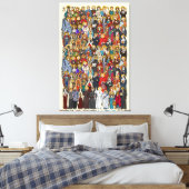 heiligen, alle heiligen, katholieke heiligen canvas afdruk (Insitu (Slaapkamer))